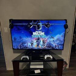 Panasonic TV (55”) With Stand