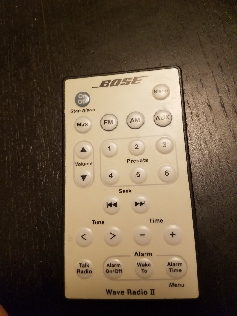Bose wave radio 2.. remote. $15