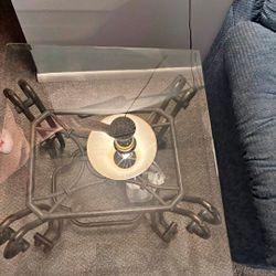 Glass Coffee and End Table