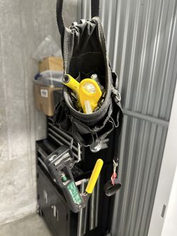 Cable Installing Pouch With Tools And Fittings