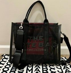 Marc Jacobs Mesh Tote Bag - Black