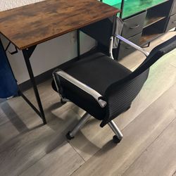 Bed, Led Tv Stand, Desk & Chair 