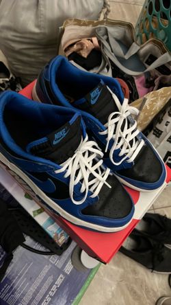 Nike Dunks Blue and White Leather  size 12