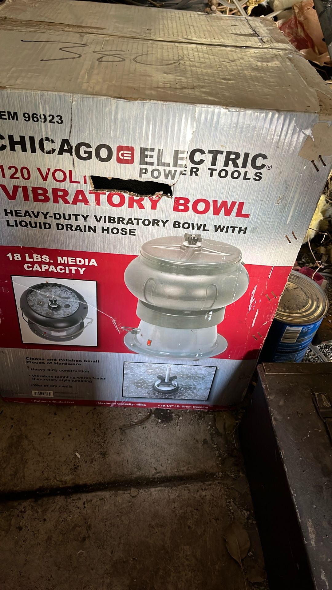 Chicago Electric Vibratory Bowl W/drain Hose