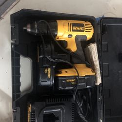 Dewalts Drill X Charger X 2 Batteries $60.00