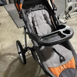 Eddie Bauer Orange Jogging Stroller