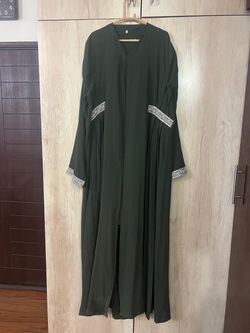 Abaya Nida fabric Mehndi color. XXL size.  Length 60”
