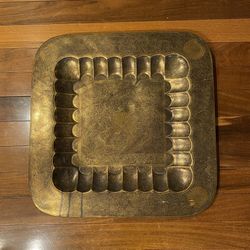 Large Antique Brass Tray