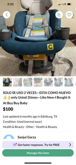 Only Used 2 Times(l Bought It at BUY BUY BABY)—