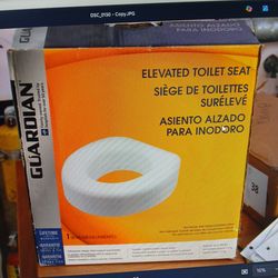 Guardian elevated toilet seat