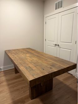 WEST ELM Solid Reclaimed Wood Rectangle Dining Table
