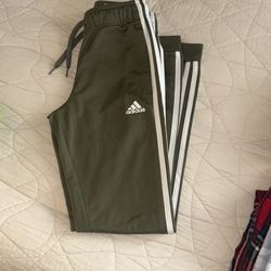 Adidas Green Joggers 