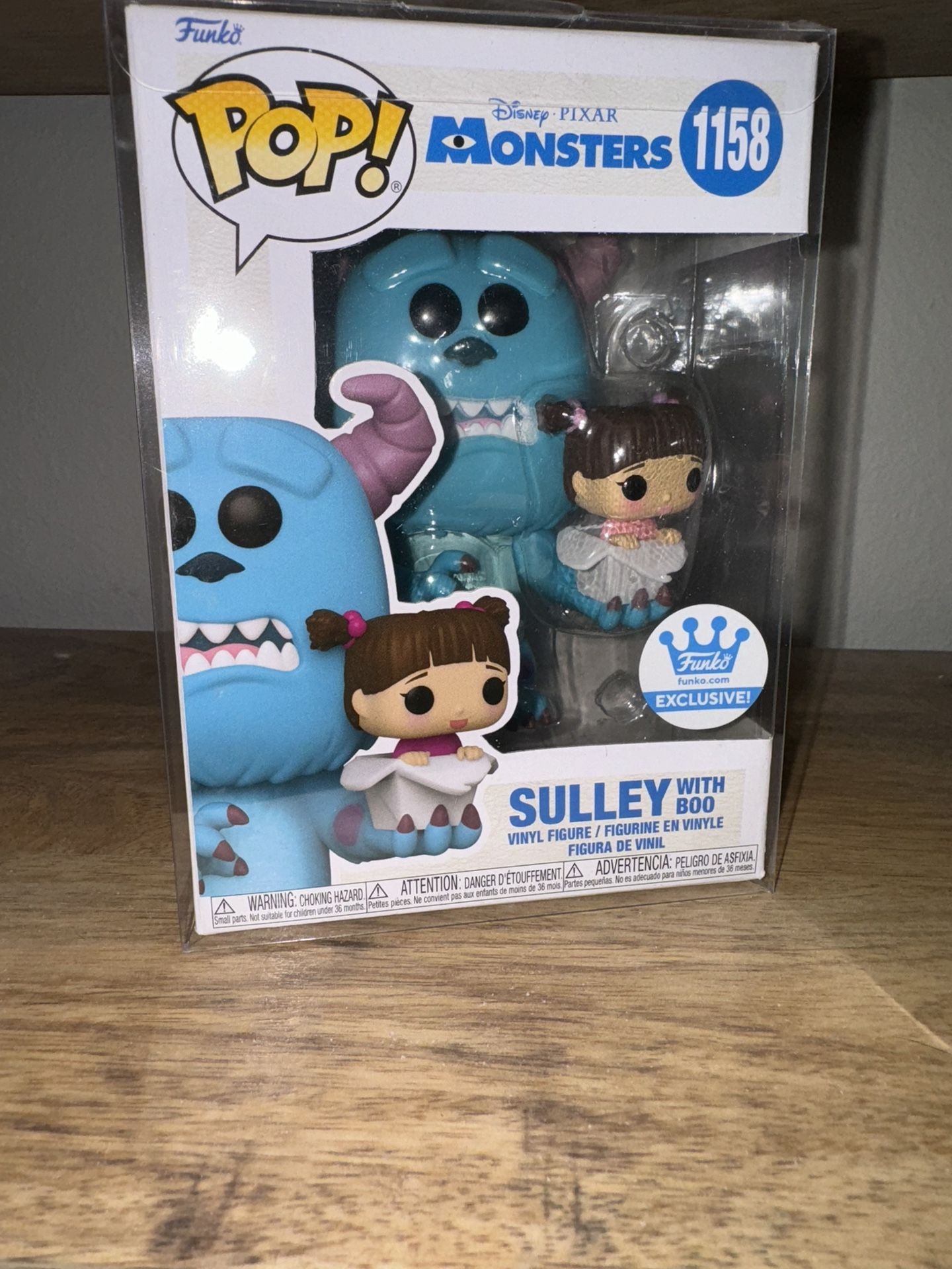 Funko Pop! Disney Pixar Monsters Inc 1158 Sulley with Boo Funko Shop Exclusive