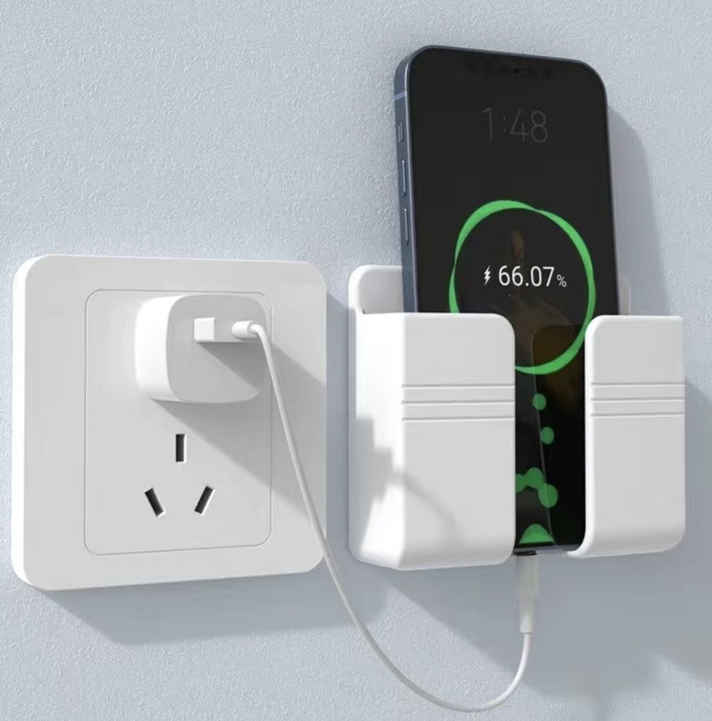 Phone Wall Holder Stand NEW SEALED IPhone Android Charger Mount Charging Bedroom