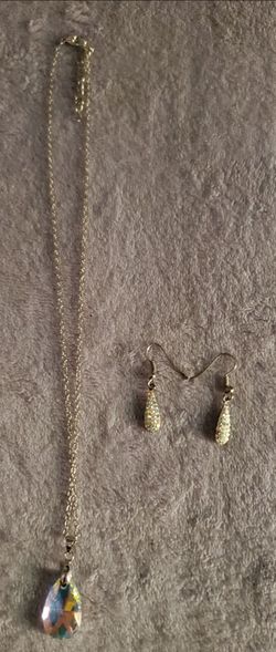925 silver earrings and  necklace