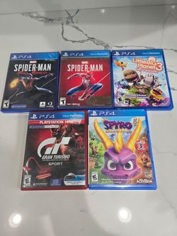 Playstation 4 Games $15 each