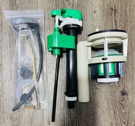 3-Inch Flush Valve Repair Kit for Most One-Piece Toilets, Compatible with TOTO Replacement Parts, Includes Toilet Drain Valve, G1/2" Adjustable Fill V