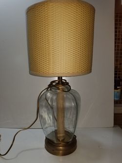 Vintage Antique cute mini glass lamp