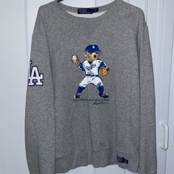 Polo Ralph Lauren LA Dodgers Crewneck Sweatshirt Size Medium
