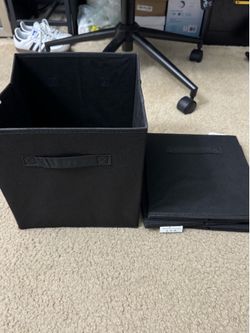 Pack of 4 Fabric Storage Cubes | Foldable Storage Bins for Closet Organization