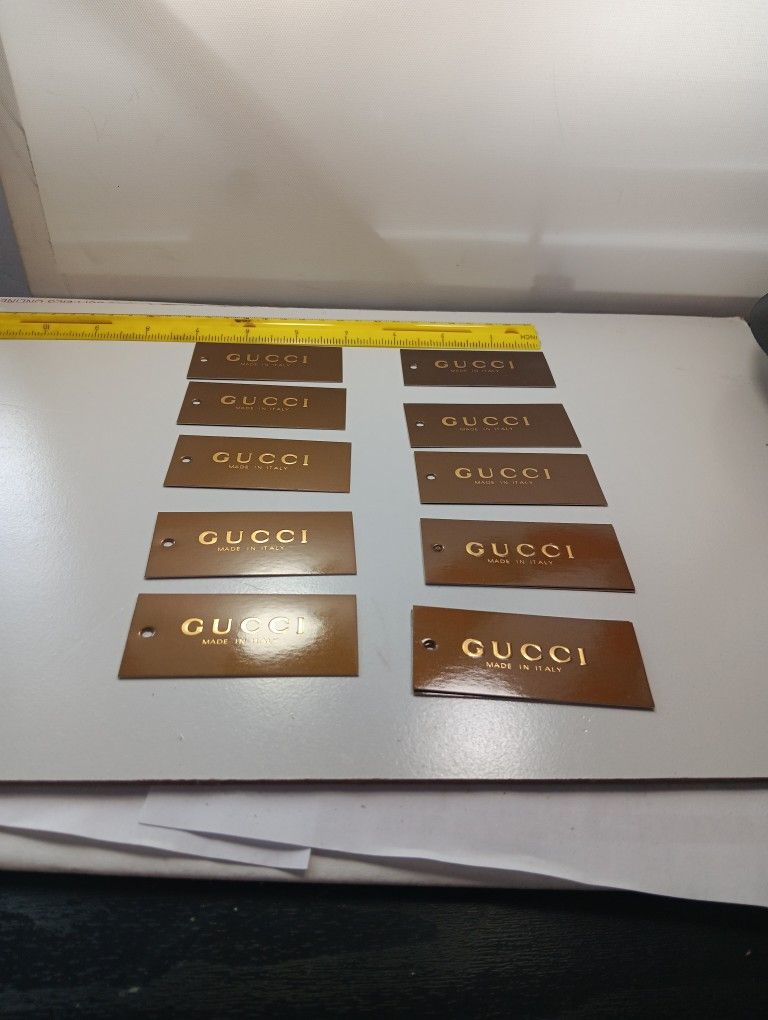 Gucci Tags Lot Of 100