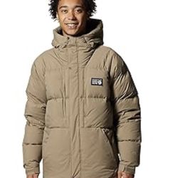 Retail $300 Mountain Hardwear MEN'S NEVADAN™ DOWN JACKET trail dust tan warm winter coat new