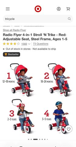 Radio flyer tricycle