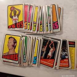 84 Vintage Basketball Cards: 1972 TOPPS