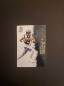 Bryce Young Topps Chrome Round 1 Pick 1 Card