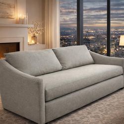 Article Landry 72" Loveseat — Silver Light Blue, price $850