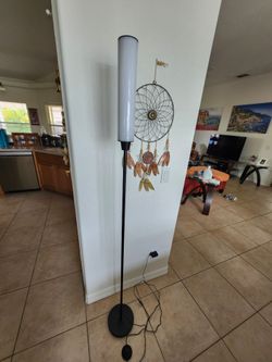 Modern tall floor lamp
H 65"