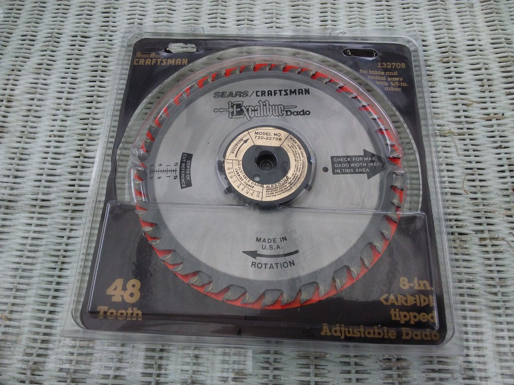 Craftsman excalibur 2024 dado blade