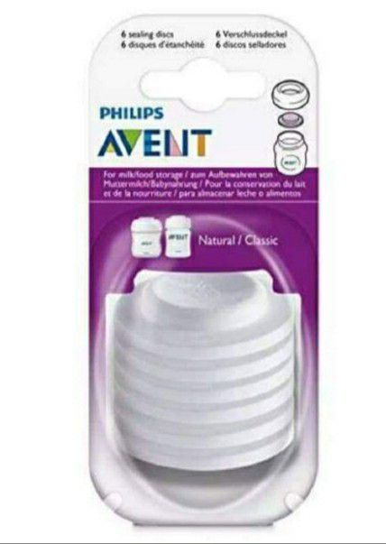 Philips Avent BPA-free bottle sealing discs (pack of 6)