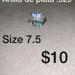 Silver Ring Size 7.5