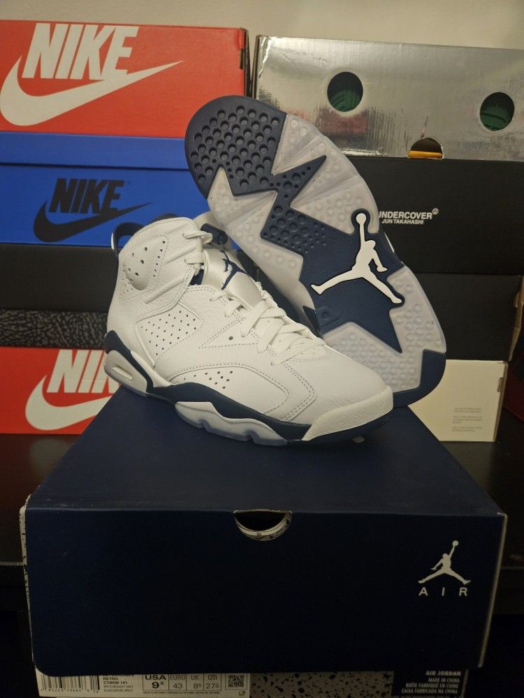 Deadstock Mens Air Jordan 6 Retro (Midnight Navy)
