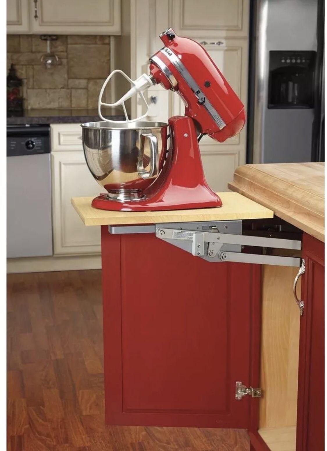 Rev-A-Shelf heavy duty lift system for kitchen aid or appliances