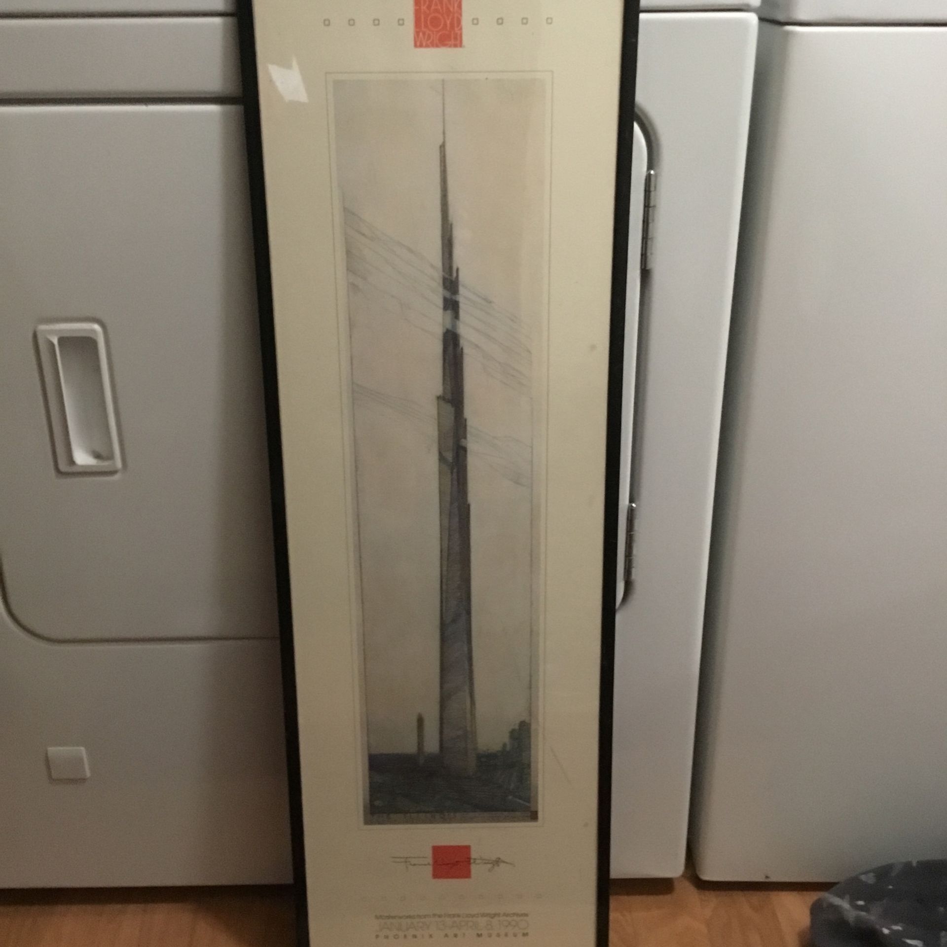Frank Lloyd Wright 1990 Ad Poster