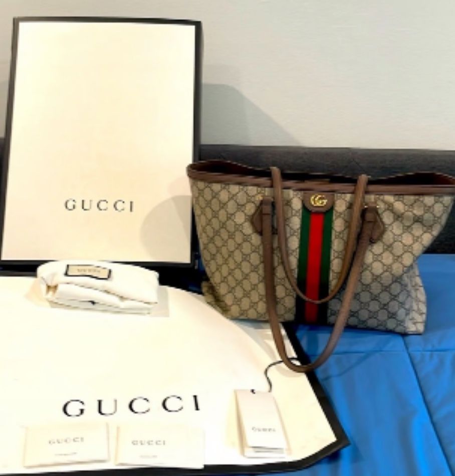 Gucci Ophidia Supreme Medium Tote GG