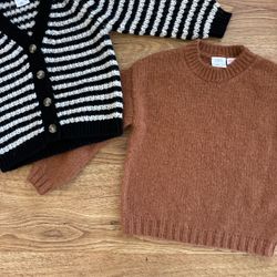 Two ZARA Kid’s Sweaters Size 4-5 Years