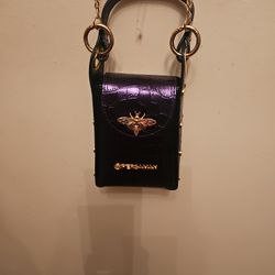 Purple Persaman Crossbody Mint