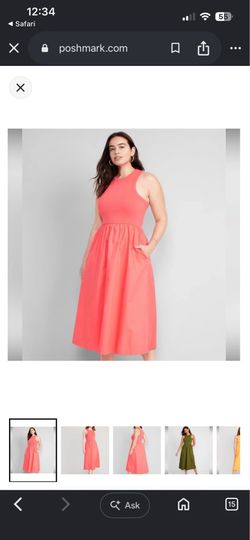 Old Navy High-Neck combination midi dress size M
