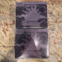 Pokemon Mega Evolution Pitch Black Elite Trainer Box Factory Sealed - Lot Of 2