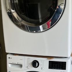 LG  Washer And Dryer Set Stackable 