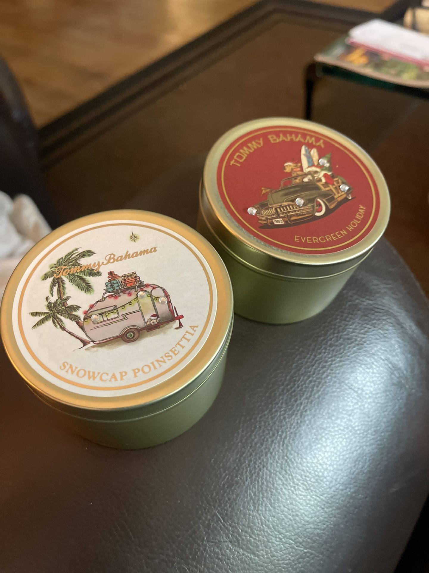 Tommy Bahama Tin Candles great Christmas gift