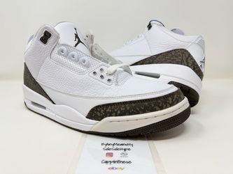USED 2018 NIKE AIR JORDAN RETRO 3 III MOCHA SIZE 10.5