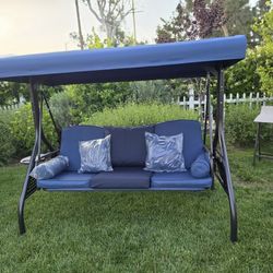 3 Seat Outdoor porch Patio Swing 