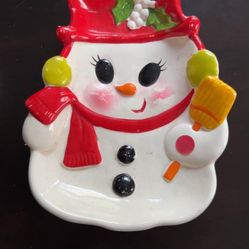 Snowman Plate 