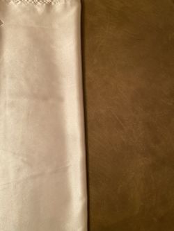 2 Gold Colored  Tablecloths 60 x 102
