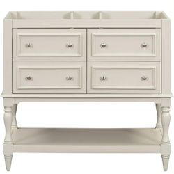 Assembled New Solid Wood Frame 36" Bathroom Vanity Solid Wood Vanity Base Sink NOT Included 