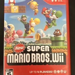 Wii Super Mario Bros.  Complete With Manual.  Check Out My Other Listings For More Wii Games 